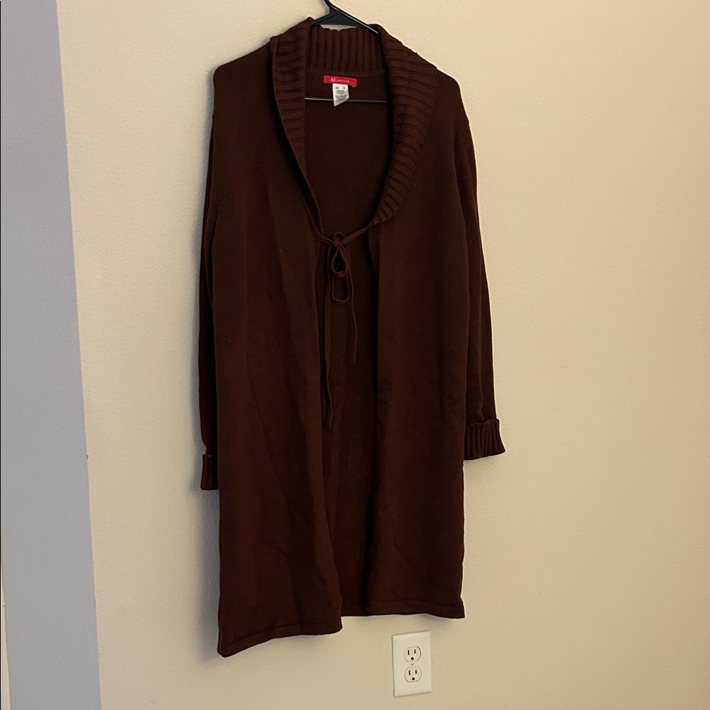 Anne Klein Rich Brown Cardigan